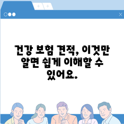 건강 보험 견적