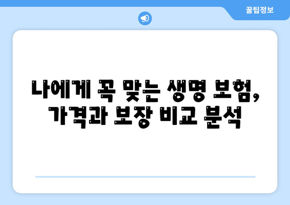 생명 보험 가격
