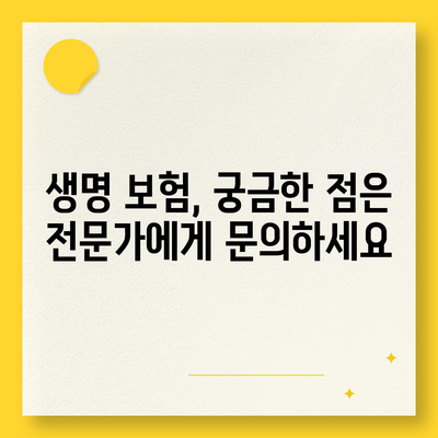 생명 보험 가입 방법
