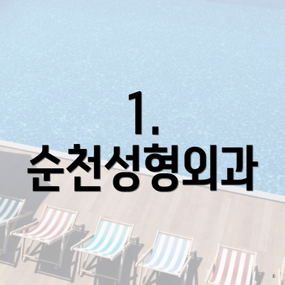 1. 순천성형외과