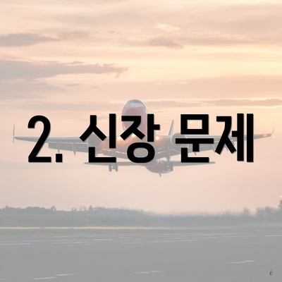 2. 신장 문제