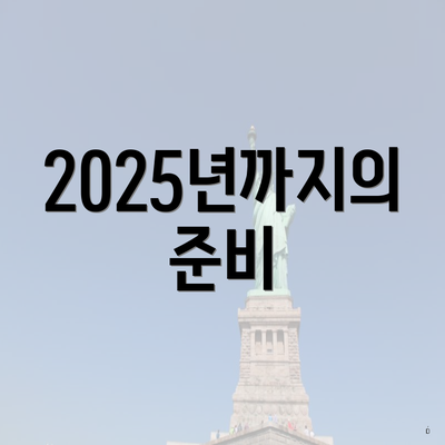 2025년까지의 준비