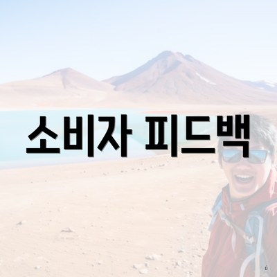 소비자 피드백