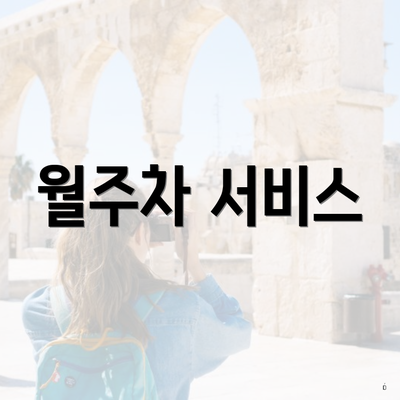 월주차 서비스