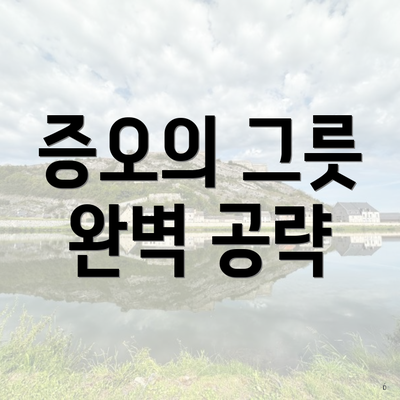 증오의 그릇 완벽 공략