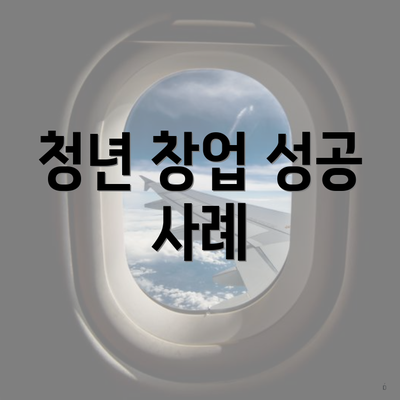 청년 창업 성공 사례